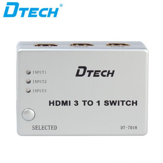 Commutateur HDMI 3 entrées HDMI vers 1 sortie HDMI
