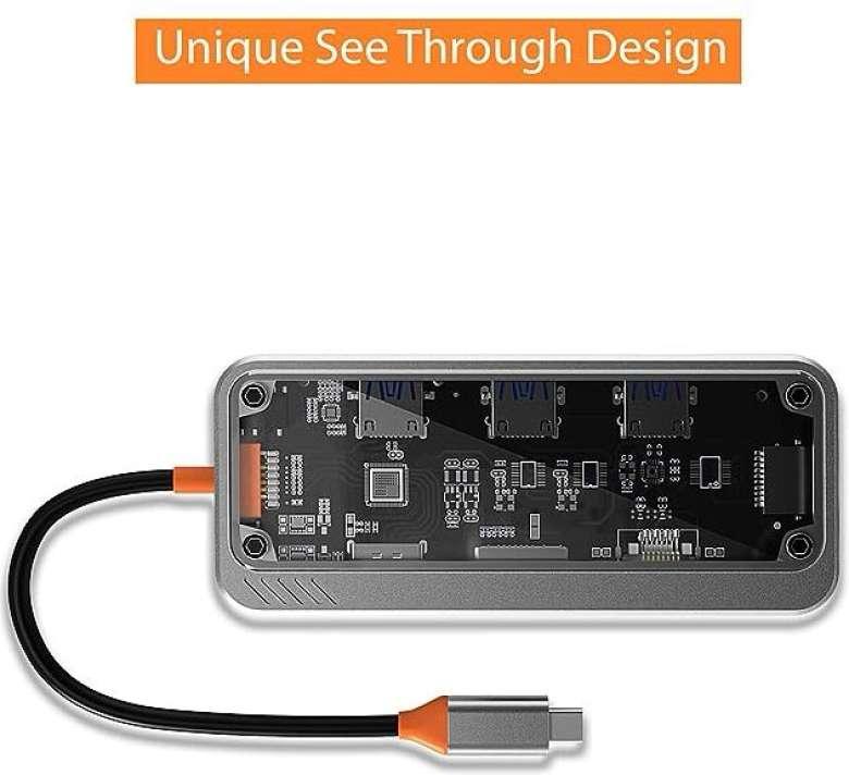 Station d'accueil USB C 10 en 1