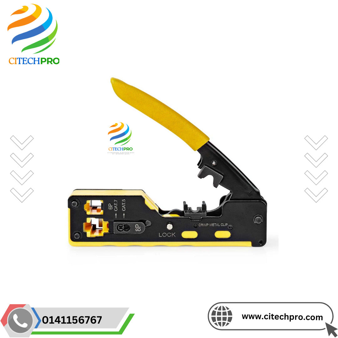Outil de sertissage de câble réseau Cat6A/7