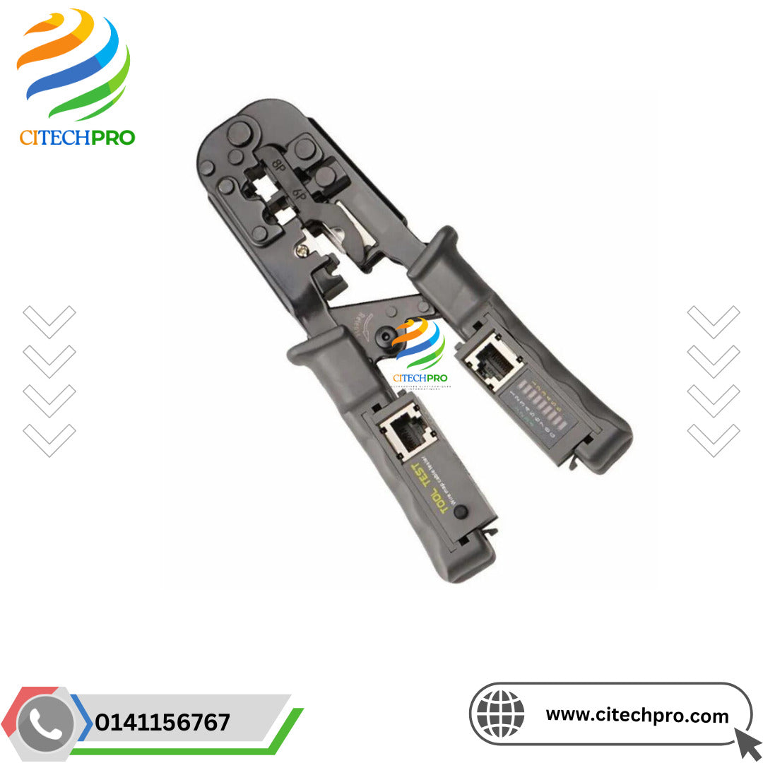 Outil De Sertissage De Câble Réseau Avec Testeur De Câble Réseau