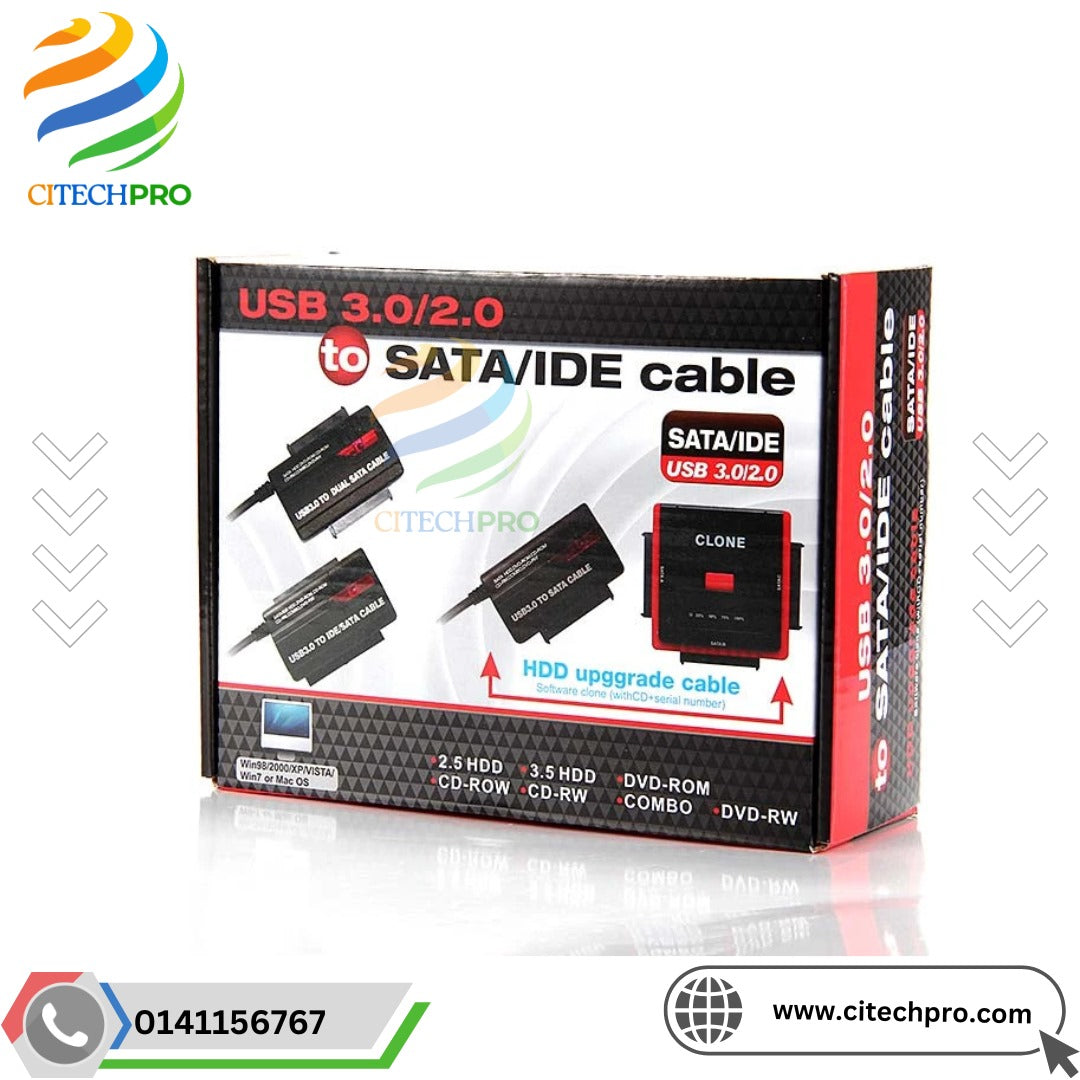 Adaptateur USB vers SATA / IDE 3.0/2.0