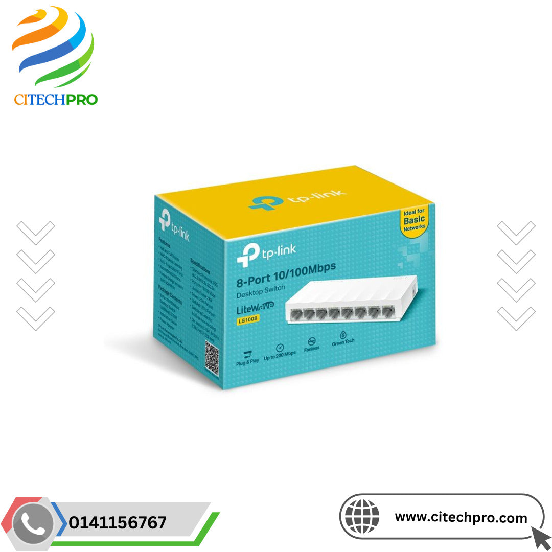 Commutateur 10/100 8 ports