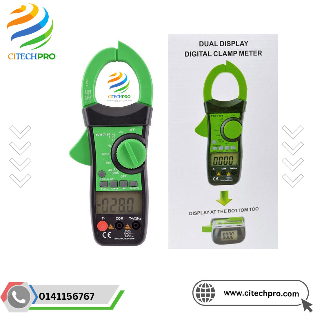 Ampermeter Numérique à Double écran