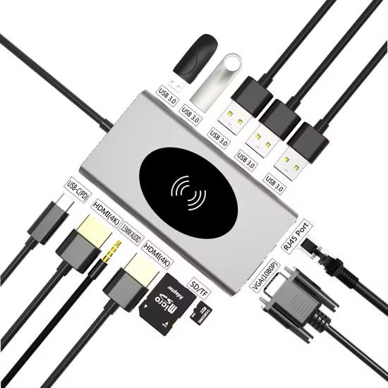 Station d'accueil USB C 14 en 1